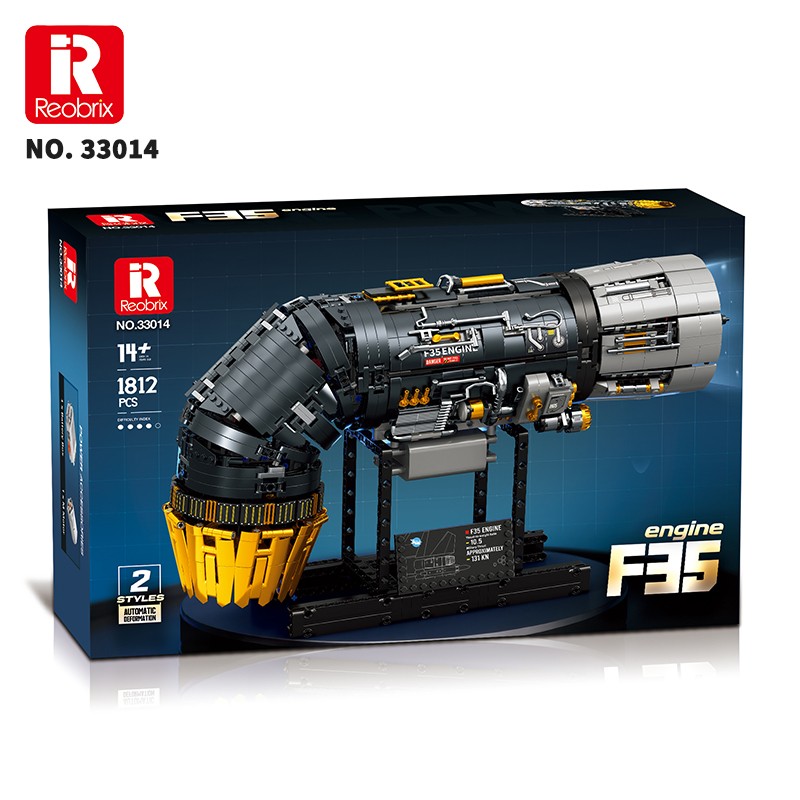 Reobrix Fighter Engine 33014 Brick Yapım Seti