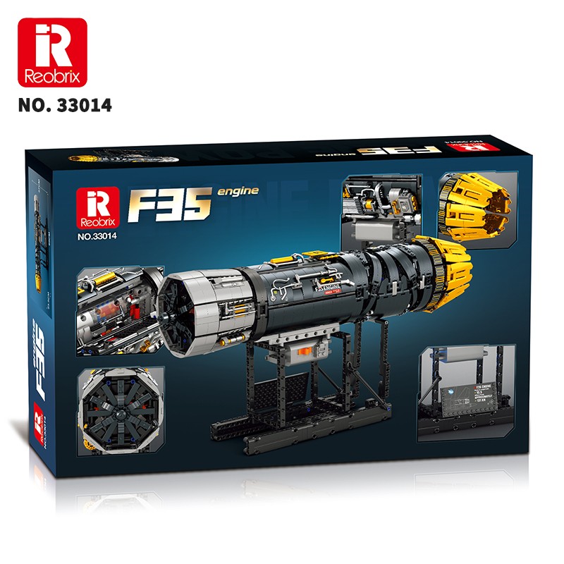 Reobrix Fighter Engine 33014 Brick Yapım Seti