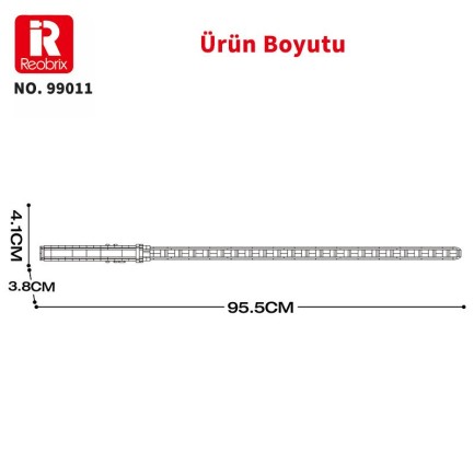 Reobrix 99011 Işın Kılıcı Yeşil Yaratıcı Yapı Blok Seti Building Blocks (Lightsaber) - 578 Parça - Thumbnail