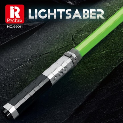 Reobrix 99011 Işın Kılıcı Yeşil Yaratıcı Yapı Blok Seti Building Blocks (Lightsaber) - 578 Parça - Thumbnail