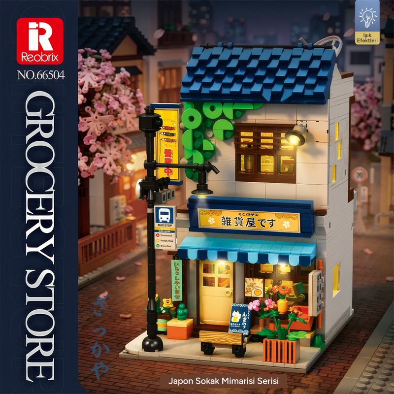 Reobrix Grocery Store 66504 Brick Yapım Seti