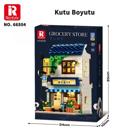 Reobrix Grocery Store 66504 Brick Yapım Seti - Thumbnail