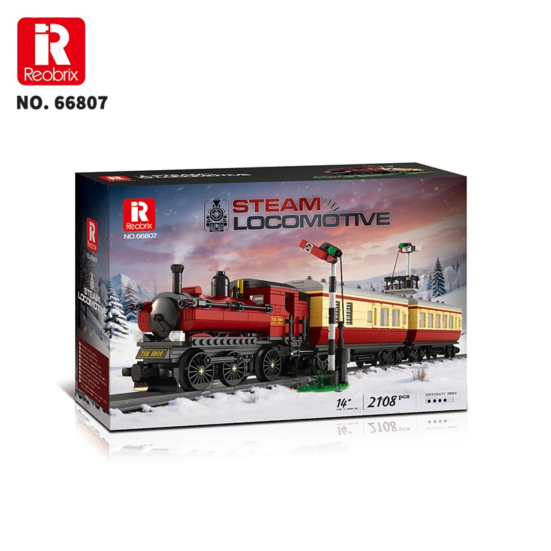 Reobrix GWR 5700 Class Steam Locomotive 66807 Brick Yapım Seti