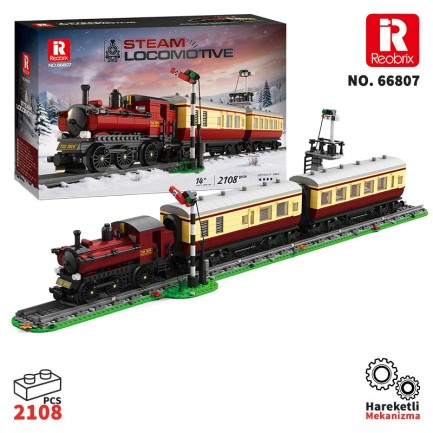Reobrix - Reobrix GWR 5700 Class Steam Locomotive 66807 Brick Yapım Seti