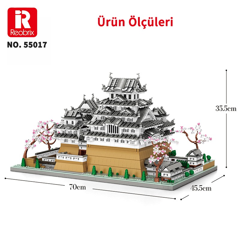 Reobrix Himeji Castle 55017 Brick Yapım Seti