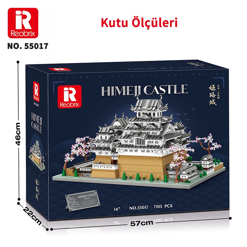 Reobrix Himeji Castle 55017 Brick Yapım Seti