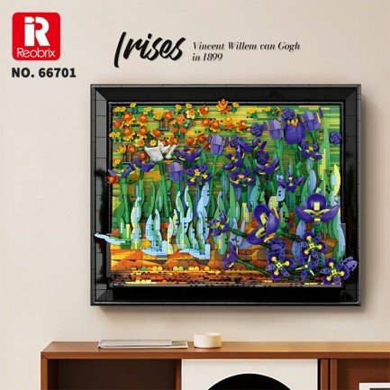 Reobrix Irises Wall Art 66701 Brick Yapım Seti - Thumbnail