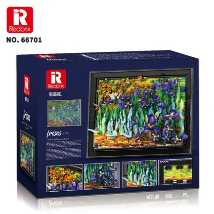 Reobrix Irises Wall Art 66701 Brick Yapım Seti - Thumbnail