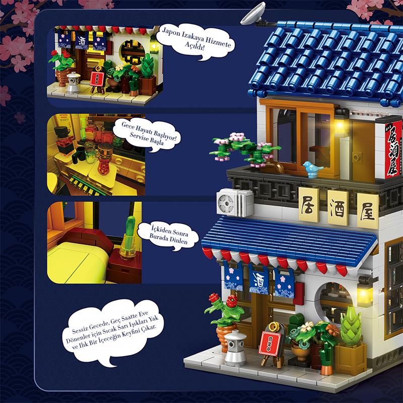 Reobrix Izakaya 66502 Brick Yapım Seti