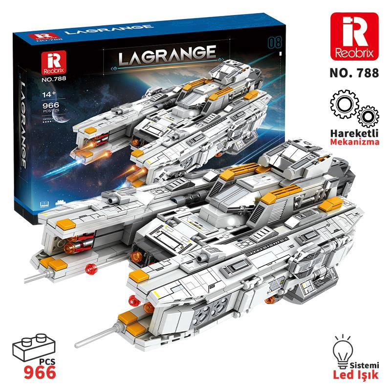 Reobrix 788 Sonsuz Evren Lagrange CV-11003 (Infinite Universe Lagrange) Yaratıcı Yapı Blok Seti Building Blocks - 966 Parça