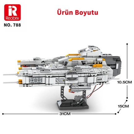 Reobrix 788 Sonsuz Evren Lagrange CV-11003 (Infinite Universe Lagrange) Yaratıcı Yapı Blok Seti Building Blocks - 966 Parça - Thumbnail