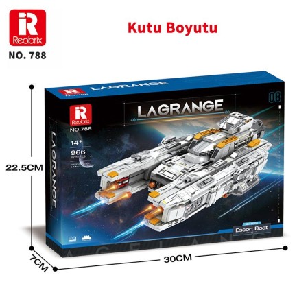 Reobrix 788 Sonsuz Evren Lagrange CV-11003 (Infinite Universe Lagrange) Yaratıcı Yapı Blok Seti Building Blocks - 966 Parça - Thumbnail