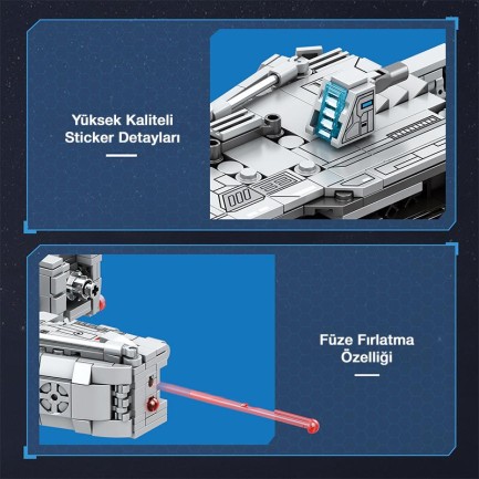 Reobrix Lagrange Heavy Attack Aircraft 786 Brick Yapım Seti - Thumbnail