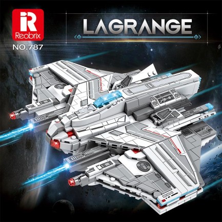 Reobrix 787 Lagrange Stingray MQ-25 Yaratıcı Yapı Blok Seti Building Blocks - 846 Parça - Thumbnail