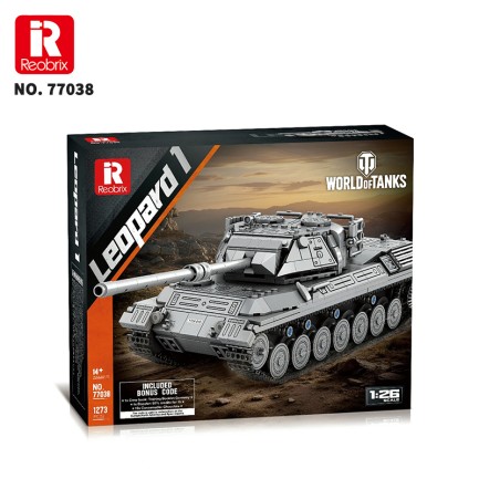 Reobrix Leopard 1 Main Battle Tank 77038 Brick Yapım Seti - Thumbnail