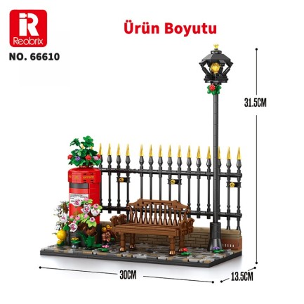 Reobrix Long Bench 66610 Brick Yapım Seti - Thumbnail