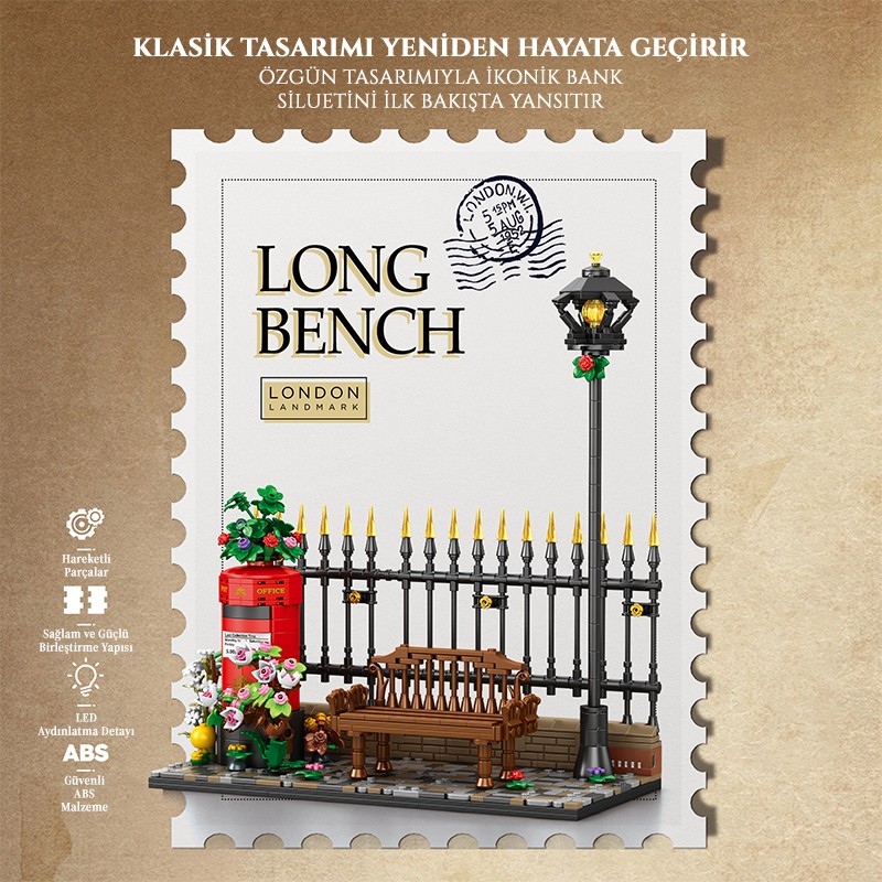 Reobrix Long Bench 66610 Brick Yapım Seti