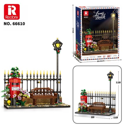 Reobrix Long Bench 66610 Brick Yapım Seti - Thumbnail