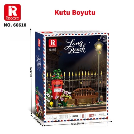 Reobrix Long Bench 66610 Brick Yapım Seti - Thumbnail