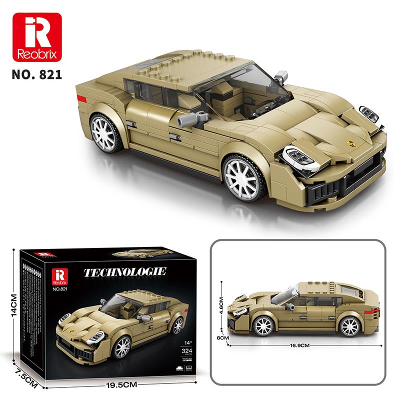 Reobrix Creator 821 Porsche Panamera Spor Araba Yaratıcı Yapı Blok Seti Building Blocks - 324 Parça