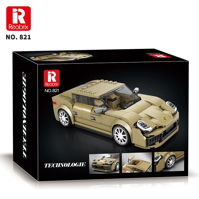 Reobrix Creator 821 Porsche Panamera Spor Araba Yaratıcı Yapı Blok Seti Building Blocks - 324 Parça