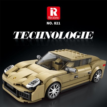 Reobrix Creator 821 Porsche Panamera Spor Araba Yaratıcı Yapı Blok Seti Building Blocks - 324 Parça - Thumbnail