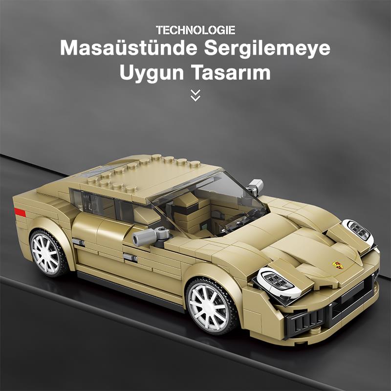 Reobrix Creator 821 Porsche Panamera Spor Araba Yaratıcı Yapı Blok Seti Building Blocks - 324 Parça