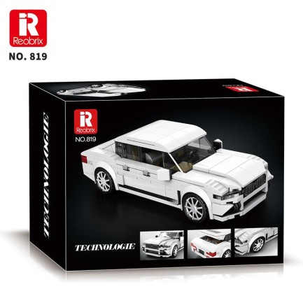 Reobrix Luxury Sedan Car BMW M760 819 Brick Yapım Seti - Thumbnail
