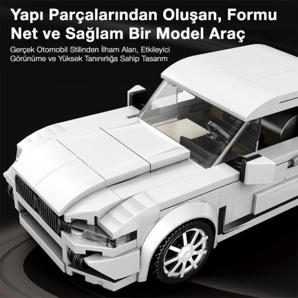 Reobrix Creator 819 BMW M760 Spor Araba Yaratıcı Yapı Blok Seti Building Blocks - 398 Parça - Thumbnail