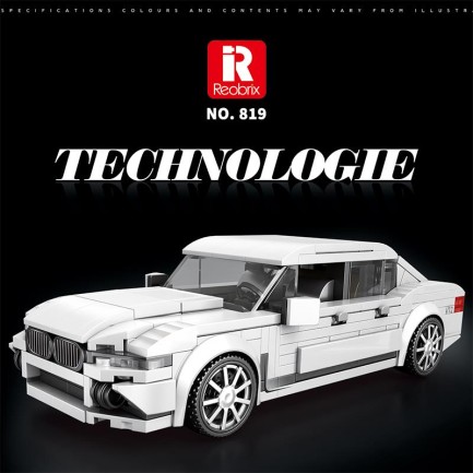 Reobrix Creator 819 BMW M760 Spor Araba Yaratıcı Yapı Blok Seti Building Blocks - 398 Parça - Thumbnail