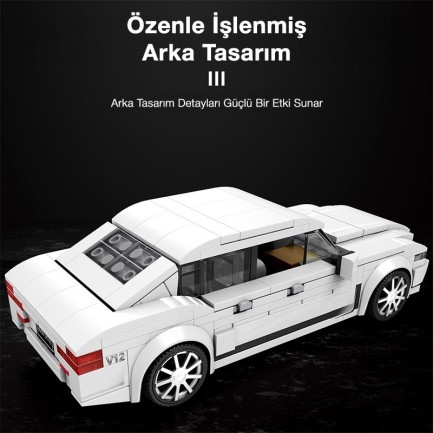 Reobrix Creator 819 BMW M760 Spor Araba Yaratıcı Yapı Blok Seti Building Blocks - 398 Parça - Thumbnail