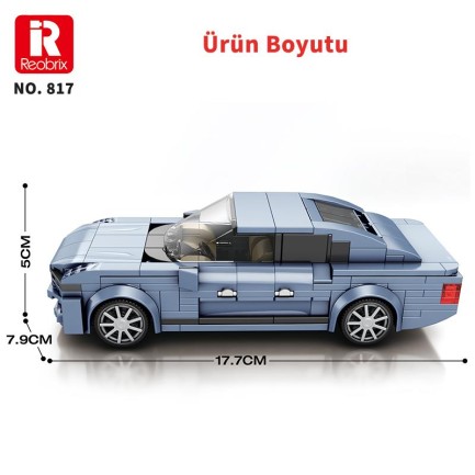 Reobrix Luxury Sedan Car Volvo S90 817 Brick Yapım Seti - Thumbnail