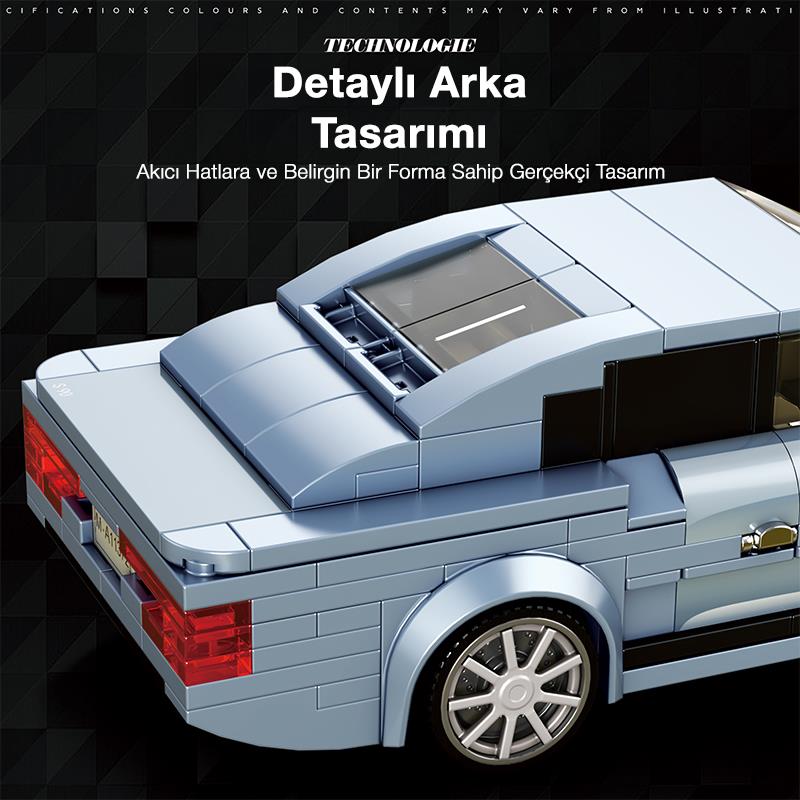 Reobrix Luxury Sedan Car Volvo S90 817 Brick Yapım Seti