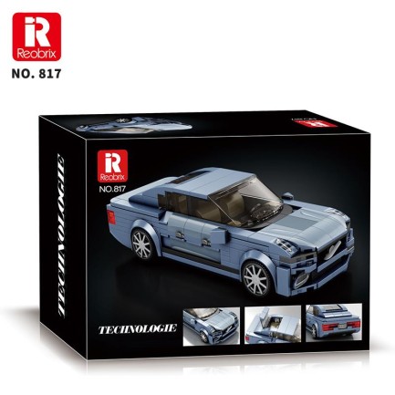 Reobrix Luxury Sedan Car Volvo S90 817 Brick Yapım Seti - Thumbnail