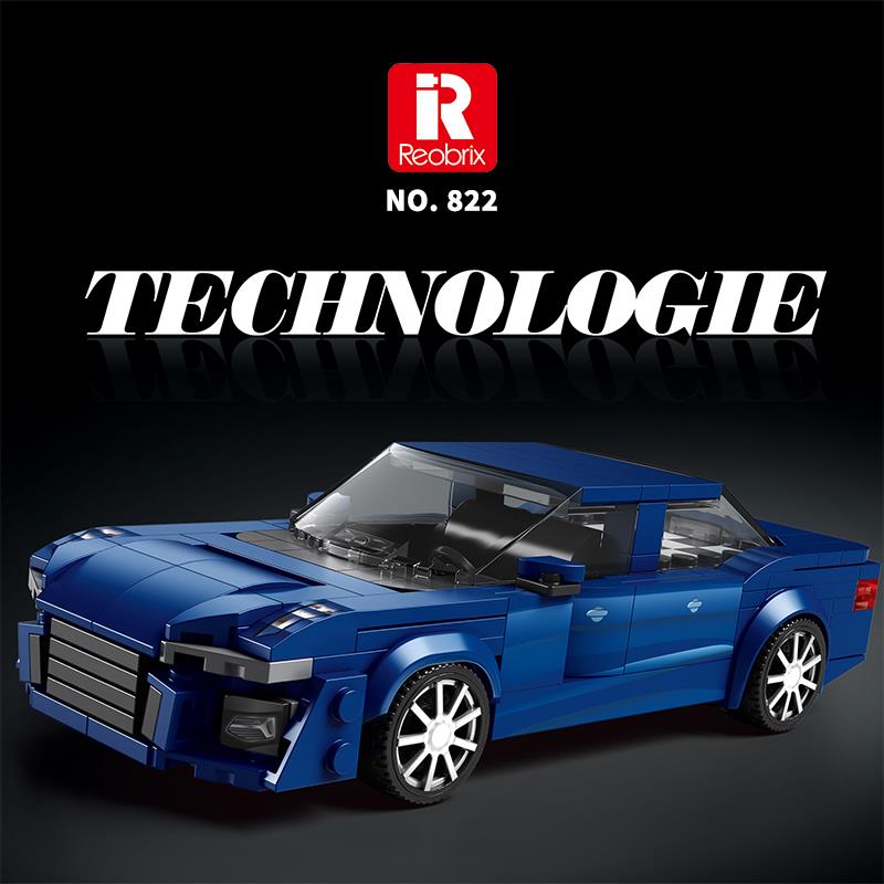Reobrix Creator 822 Audi A6 Spor Araba Yaratıcı Yapı Blok Seti Building Blocks - 330 Parça