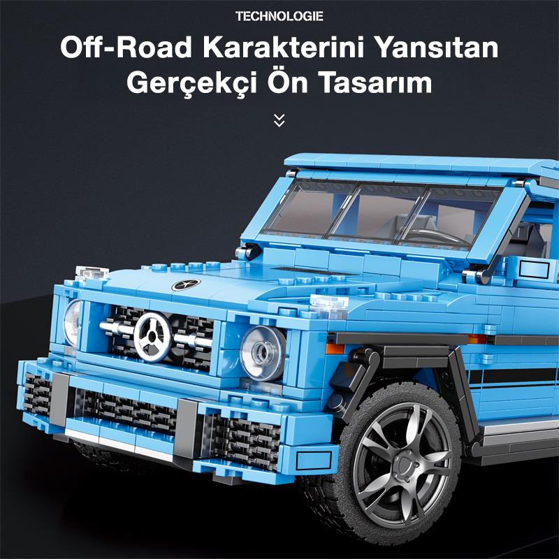 Reobrix Technic 11032 Mercedes Benz AMG G65 SUV Araba Yaratıcı Yapı Blok Seti Building Blocks (G Class 