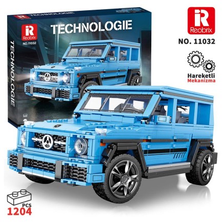 Reobrix - Reobrix Technic 11032 Mercedes Benz AMG G65 SUV Araba Yaratıcı Yapı Blok Seti Building Blocks (G Class 