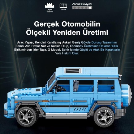 Reobrix Technic 11032 Mercedes Benz AMG G65 SUV Araba Yaratıcı Yapı Blok Seti Building Blocks (G Class 