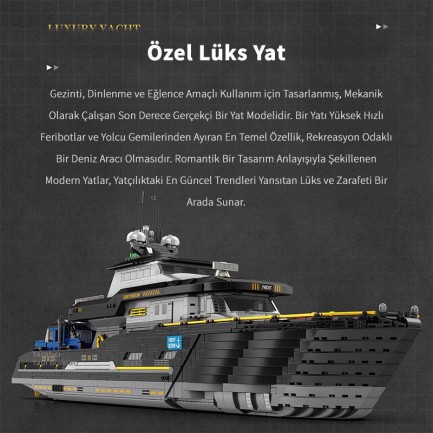 Reobrix Luxury Yacht 66103 Brick Yapım Seti - Thumbnail