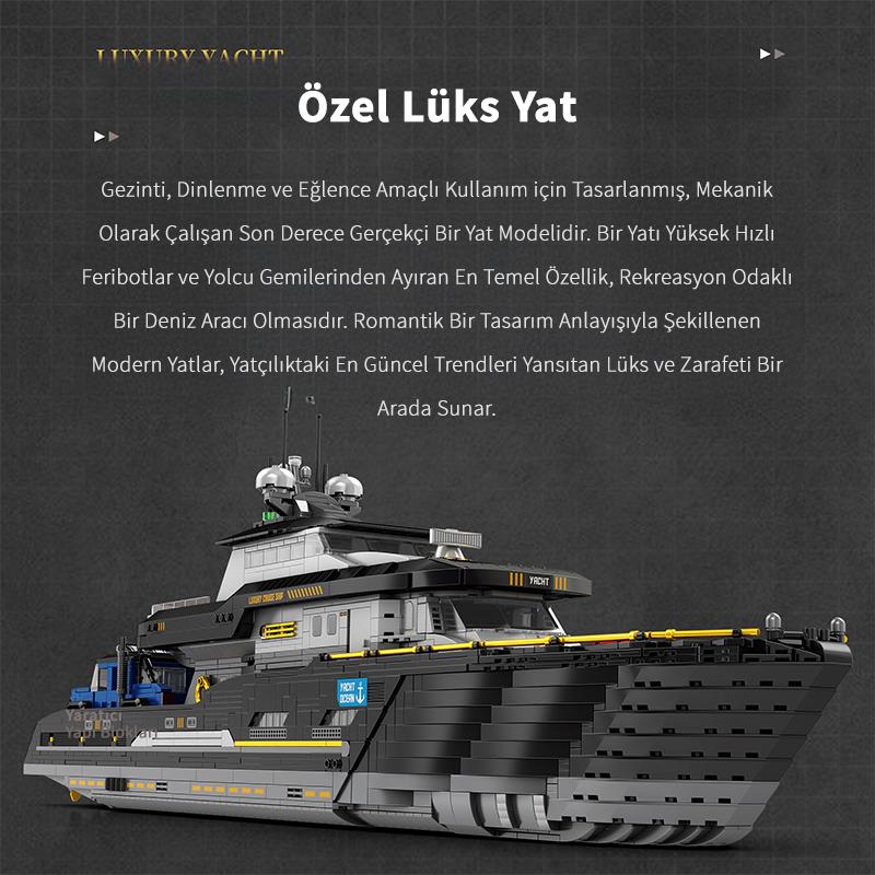 Reobrix Luxury Yacht 66103 Brick Yapım Seti