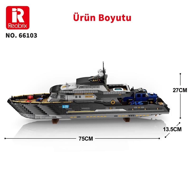 Reobrix Luxury Yacht 66103 Brick Yapım Seti