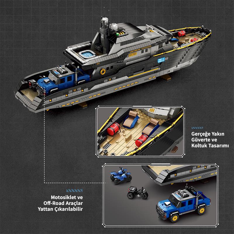 Reobrix Luxury Yacht 66103 Brick Yapım Seti