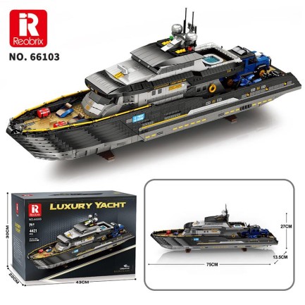 Reobrix Luxury Yacht 66103 Brick Yapım Seti - Thumbnail