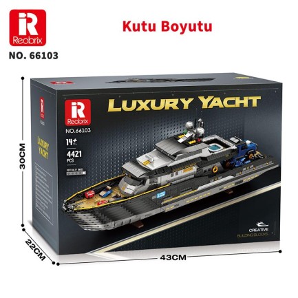 Reobrix Luxury Yacht 66103 Brick Yapım Seti - Thumbnail