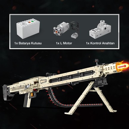 Reobrix Machine Gun 77006 Brick Yapım Seti - Thumbnail