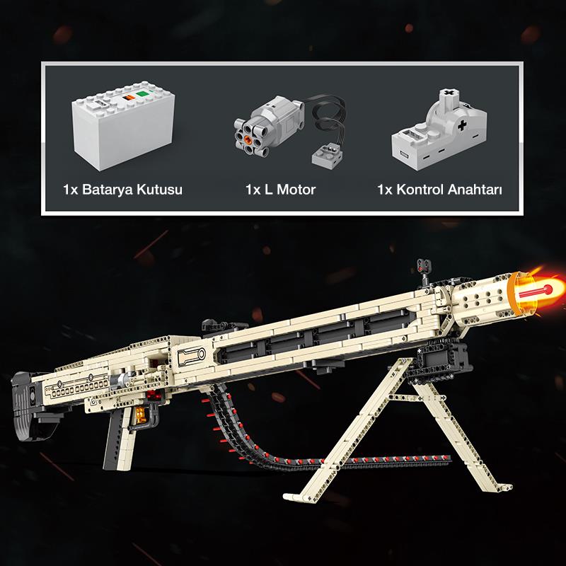 Reobrix Machine Gun 77006 Brick Yapım Seti