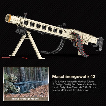 Reobrix Machine Gun 77006 Brick Yapım Seti - Thumbnail