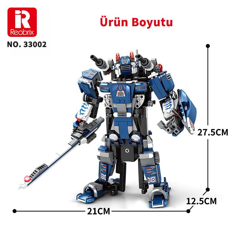 Reobrix Mecha Dino T-REX 33002 Brick Yapım Seti