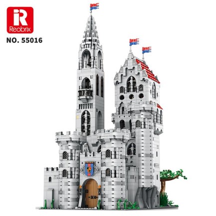 Reobrix 55016 Kral Kalesi Yaratıcı Yapı Blok Seti Building Blocks (King's Castle)- 3999 Parça - Thumbnail