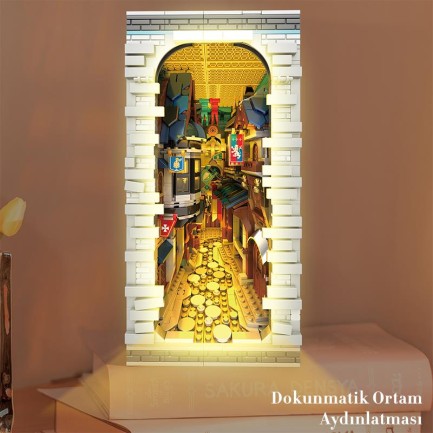 Reobrix Middle Ages Bazaar Book 66026 Brick Yapım Seti - Thumbnail